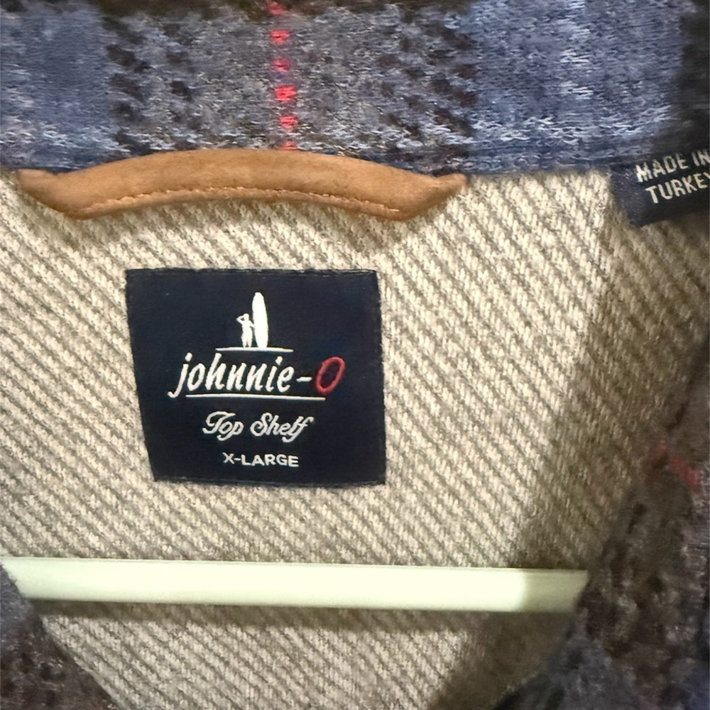 Johnnie-O Men's Demarco Stretch Flannel Lodge Shirt - Picture 5 of 6
